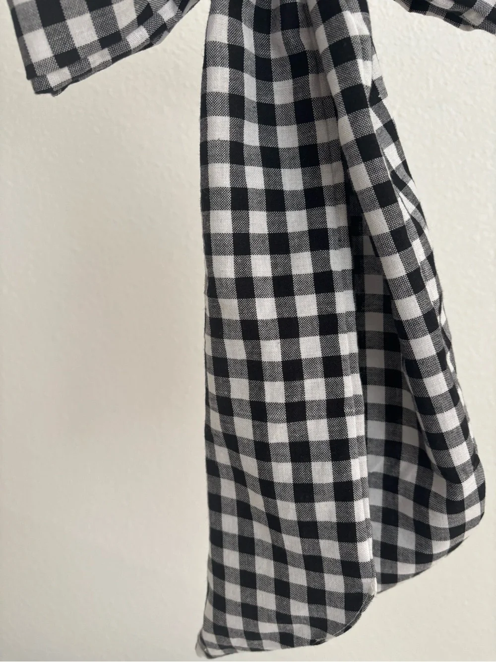 Handmade BLACK Checkered Gingham Bow Large Custom Ordered NEW COLORS Final Sale